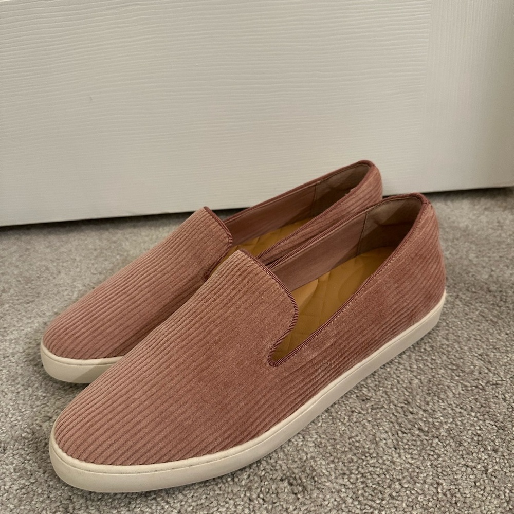 Women's Slip-On Corduroy Sneakers - Dusty Rose